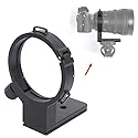 Camera Lens Collar 74.5mm Tripod Mount Ring for Sony FE PZ 28-135mm f/4 G OSS Lens, Built-in Arca Swiss Type Quick Release Plate for Tripod Ball Head