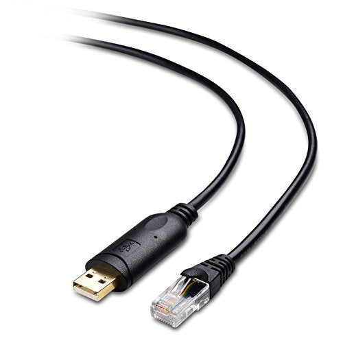 Cable Matters USB to RJ45 Console Cable (Compatible with Cisco Console Cable, Rollover Cord) with FTDI 6 Feet