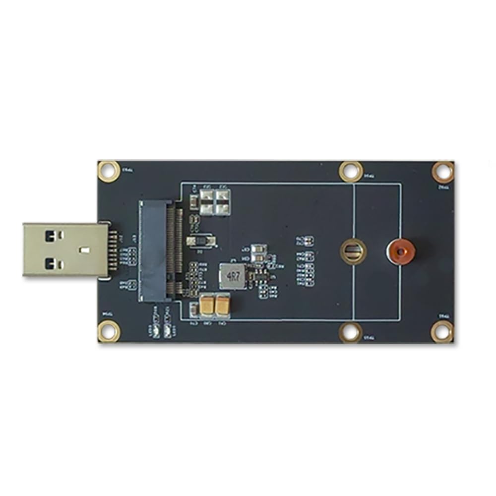 EXVIST 5G LTE USB Adapter M.2 (NGFF) to USB 3.0 Dongle with SIM Card Slot - Compatible with 5G LTE Modules Like Quectel RM500 and RM520N Series