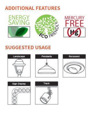 Sunlite - Blue LED PAR38 Reflector Light Bulb, 6 Watt, 120-220 Volts, Medium Base, 30,000 Hour Lamp Life, 90 Lumens, 30° Narrow Flood Beam Angle
