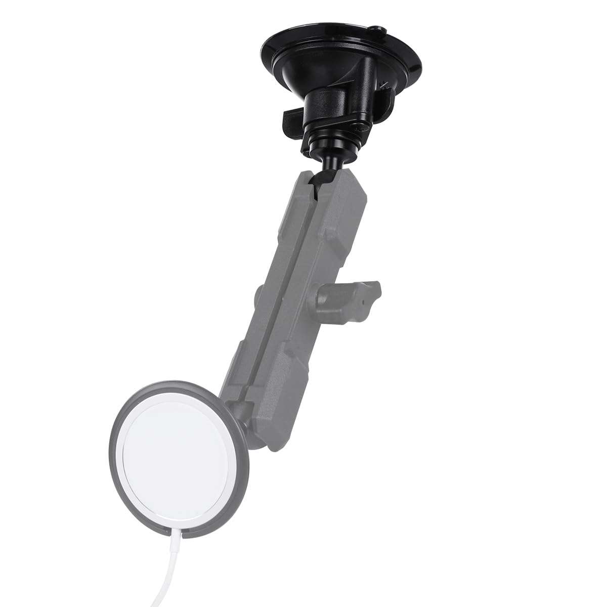 Leenconghui Suction Cup Base Mount with 25mm/1" Ball,Compatible with RAM Mounts and Other B Size Double Ball Socket Arm