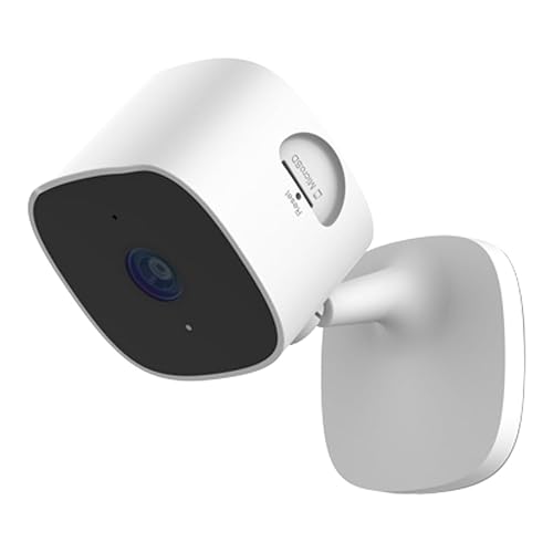 Swann EVO 2K Indoor Wi-Fi Security Camera: 2K HD Video, Compact Plug-in, Sound/Motion/pet/Person Detection, Live View, Night Vision, 2-Way Talk