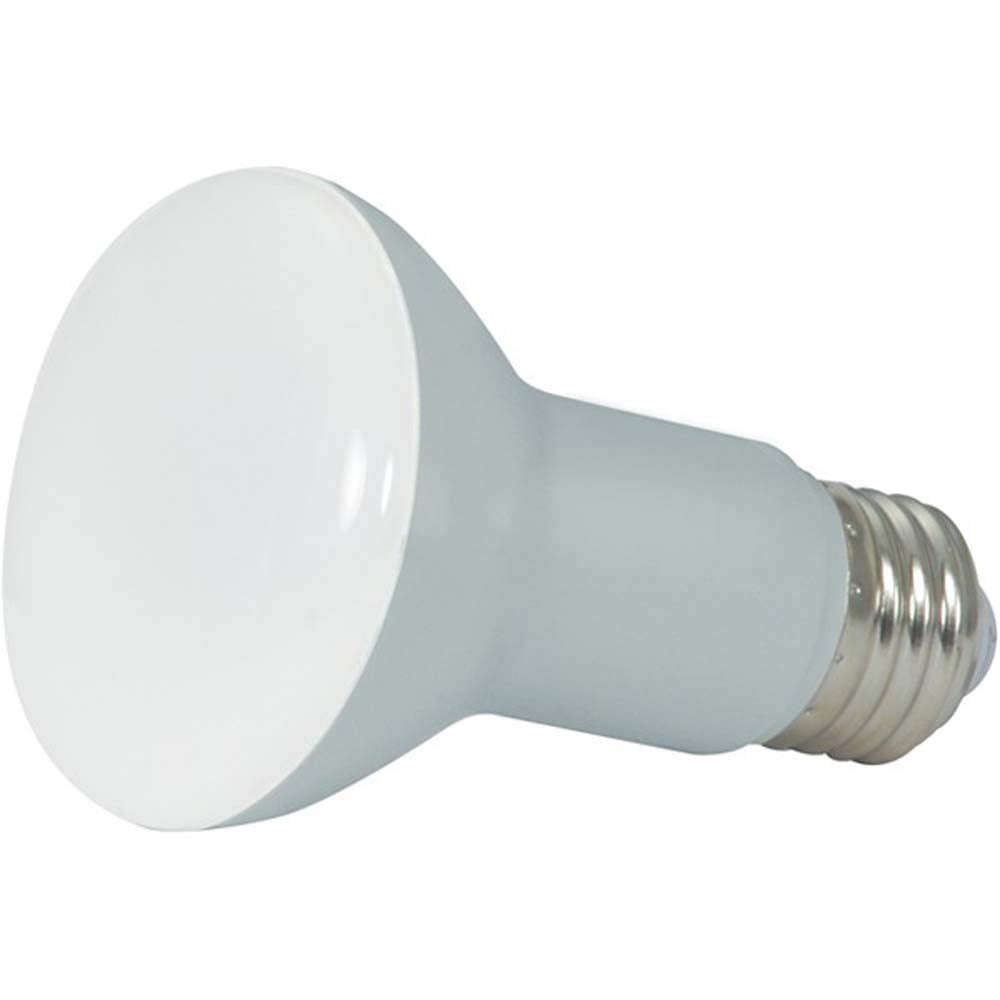 Satco S9633 6.5W LED R20 Reflector Light Bulb, 5000K, White