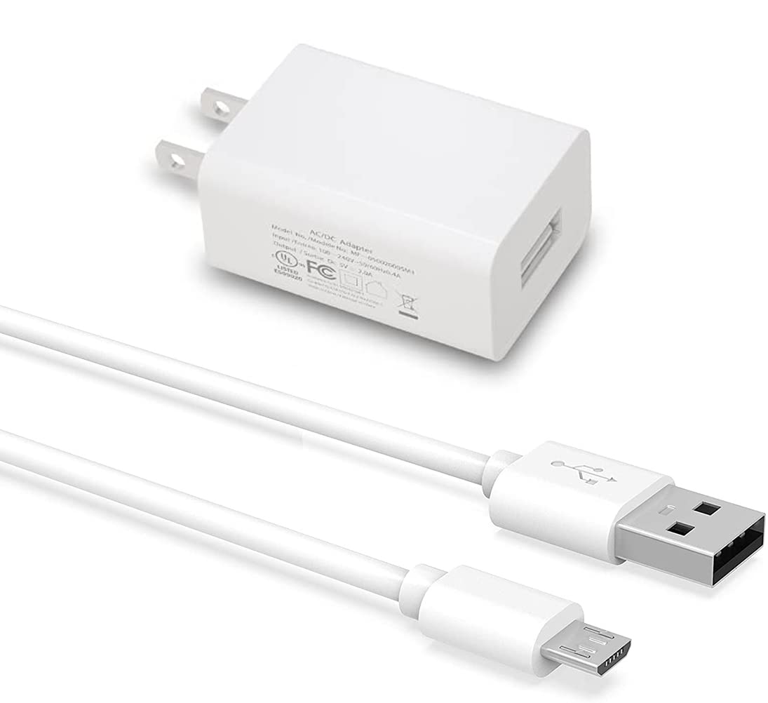 Micro USB Charger with 16.4FT Power Extension Cable for Wyze Cam, Yi Camera,Oculus Go,Cloud Cam,Echo Dot Kid Edition,Nest Cam,Netvue,Blink,Furbo Dog