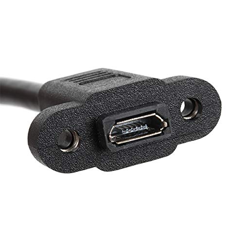 SparkFun Electronics Panel Mount USB Micro-B Extension Cable - 6"