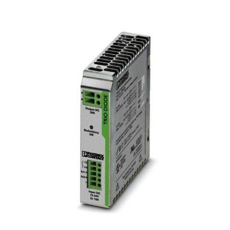 PHOENIX CONTACT USA DIN Rail Power Supply TRIO-DIODE/12-24DC/2X10/1X20, 2866514