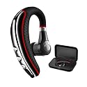 Bluetooth Headset 5.0,CANDEO High-Fidelity Audio Wireless Bluetooth Earpiece Hands Free Business Earphones with Noise Reduction mic,Compatible