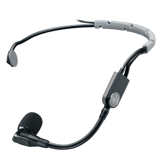 Shure SM35 Performance Headset Condenser Microphone for Hands-Free Audio, TQG Connector for use with Wireless Systems - Bodypack Transmitter Sold