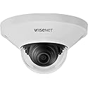 Hanwha Techwin QND-6011 WIsenet 2MP Network Super-Compact Dome Camera, 1/2.8" 2MP CMOS, Built-in 2.8mm Fixed Lens, 30fps@all Resolutions