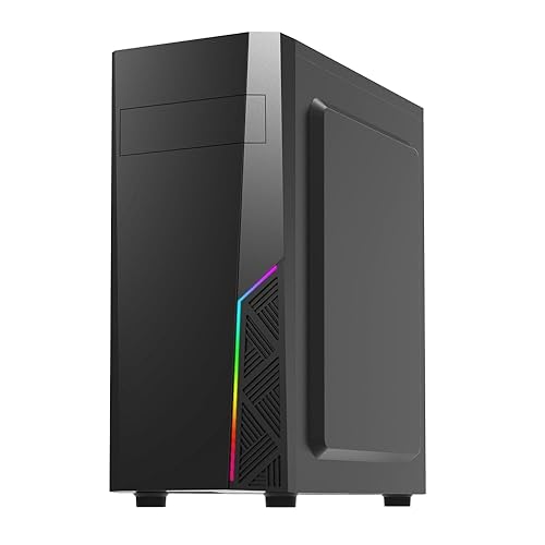 Zalman T8 Mid-Tower ATX PC Case - Spectrum RGB Lighting Strip with Control Button, 5.25” ODD Support, USB 3.0, Preinstalled 120mm Rear Fan