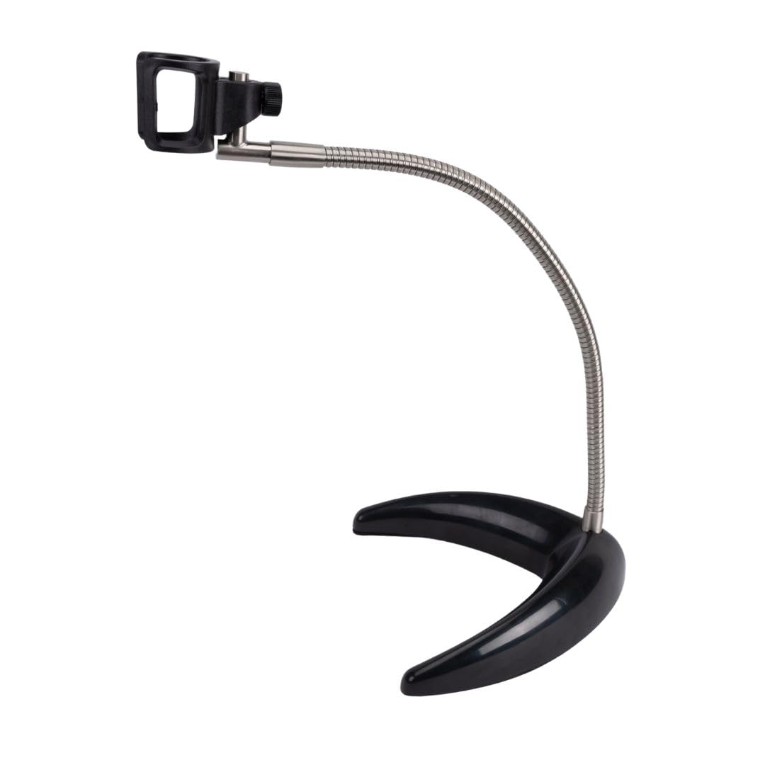 Dunwell Tech, Inc MS22B Flex-arm Desktop Stand (Black), ~16 Inch Height - Designed for Dino-Lite AM2111, AM3111, AF3113, WF3113, and Casual Use