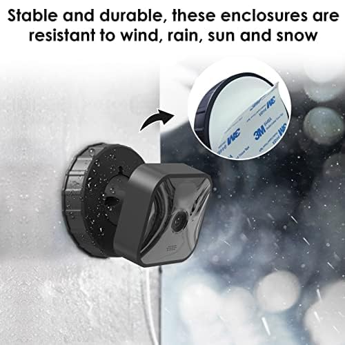 ZHANDEYUA Adhesive Wall Mount for Blink Camera Mount No Drilling Screwing Bracket for Blink Outdoor/Blink Mini/Blink Indoor Camera Round Mount Cameras