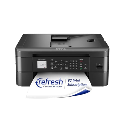Brother MFC-J1012DW Wireless Colour Inkjet All-in-One Printer with Mobile Device and Duplex Printing, for Home Office and Personal Use, Refresh