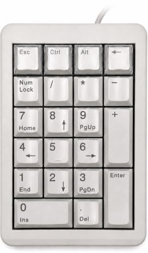 Cherry UltraSlim Programmable Keypad, Light Gray - 26 keys (G84-4700LUCUS-0)