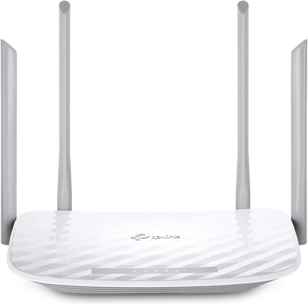 TP-Link AC1200 WiFi Router (Archer A54) - Dual Band Wireless Internet Router, 4 x 10/100 Mbps Fast Ethernet Ports, EasyMesh Compatible, Support Guest