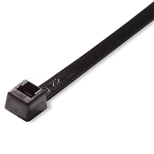 Parts Express Cable Wire Tie 14" 120 lb Tensile Heavy Duty Black 100 Pcs. Made in USA