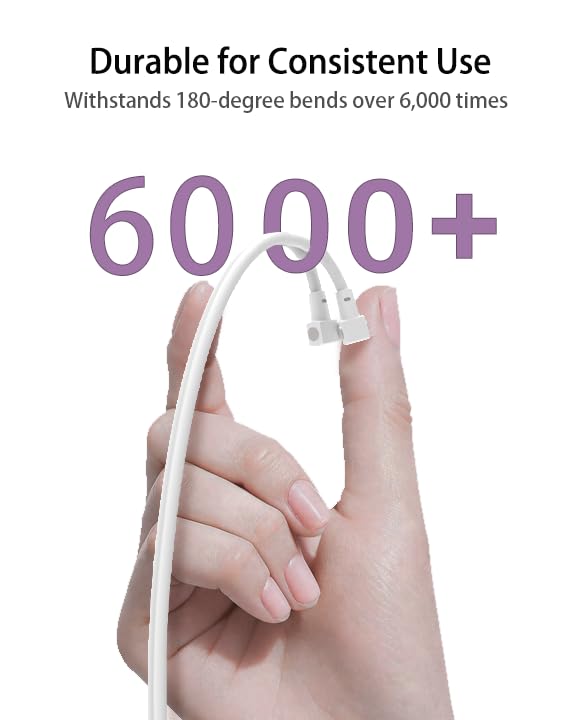 Bicmice Magnetic Multi Charging Cable USB DC Charger Cable 2.6ft/0.8m Replacement Charging Cord Fit for Various Magnetic Pole Charging Devices - 2
