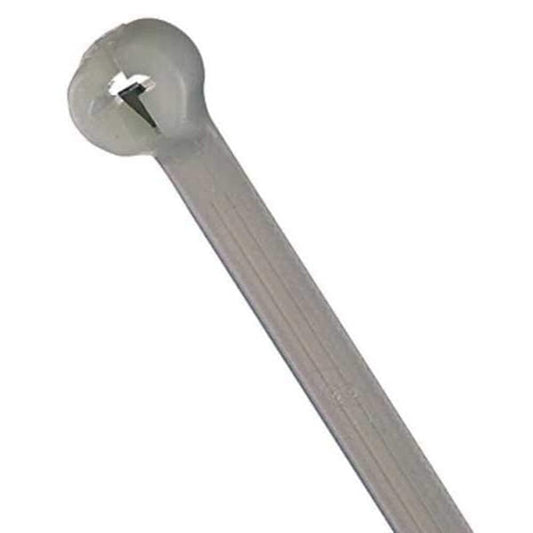 Ty-Rap TY528M Cable Tie, 50lb 14" Natural Nylon with Stainless Steel Locking Device Distributor (Pack of 100)