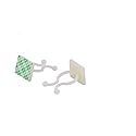 50 Pcs White Nylon Self-Adhesive Twist Locks Holder Cable Tie Clips