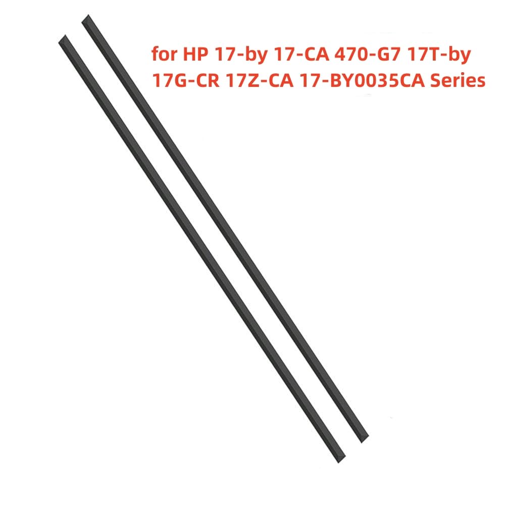 Laptop Rubber Feet Strips Replacement for HP 17-by 17-CA 470-G7 17T-by 17G-CR 17Z-CA 17-BY0035CA Series Bottom Case Rubber Foot Strip (Black)