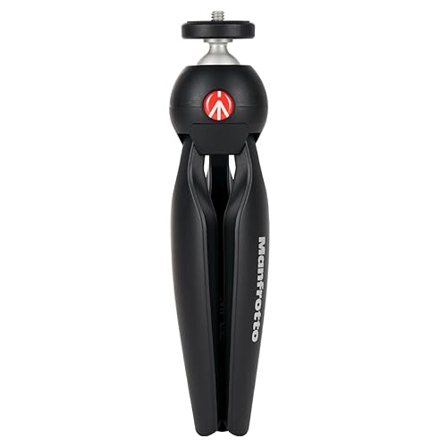 Manfrotto PIXI Mini Aluminum Table Top Tripod, Black