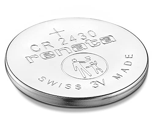 Renata CR2430 Lithium Coin Cell Battery - 1 Piece Retail Packaging