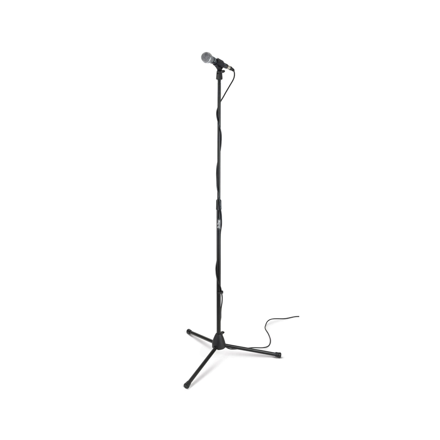 On-Stage MS7700B Tripod-Base Mic Stand (Setup for Vocal and Instrument Microphones, Adjustable Height, 5/8?-27 Threading, Portable, Folding, Nonslip