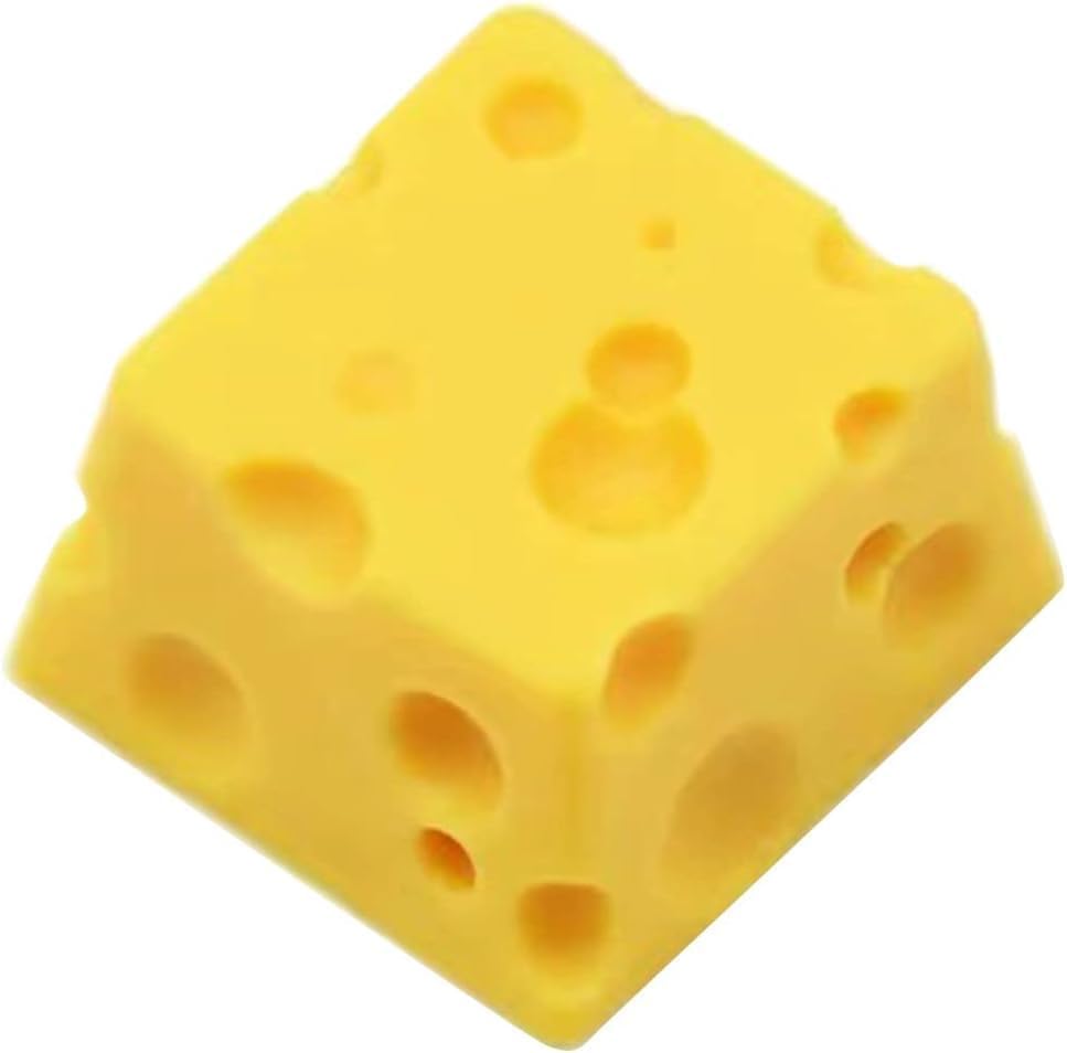 Yellow Resin Keycap Mechanical Keyboard for Key Caps for Cherry MX Switches Keyboards DIY for Key Cap Personality Cheese Keycaps Keycap, Computer
