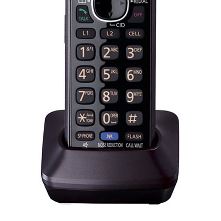 Panasonic Cordless Phone System, 2 Line with 2 Handsets - Answering Machine, Link2Cell, 3-Way Conference, Call Block, Long Range DECT 6.0, Bluetooth
