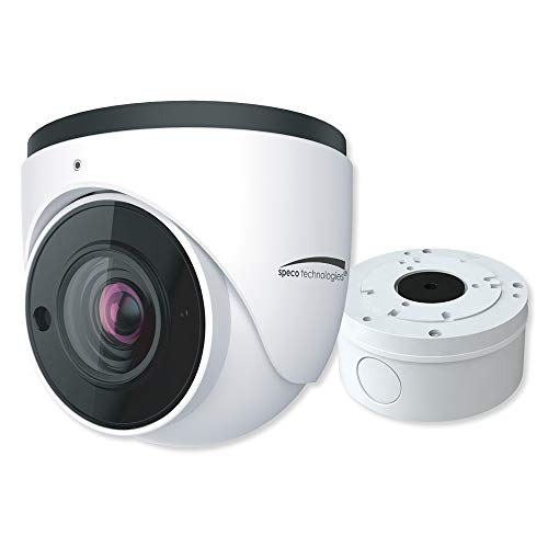 Speco O2VT1V 2MP H.265 IP Turret Camera with Analytics and Junction Box