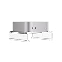 TuparGo 2024 Mac mini Computer Stand,Desk Mount for Mac mini M4/M4 Pro, Provides Better Air Flow Heat Dissipation and Support.Anti-Slip and Drop-Off