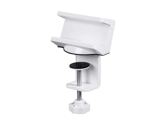 Monoprice Desk Clamp Holder for Surge Protectors, Power Strips, USB Hubs - Designed for Use With Sit-Stand Desks, White - Workstream Collection