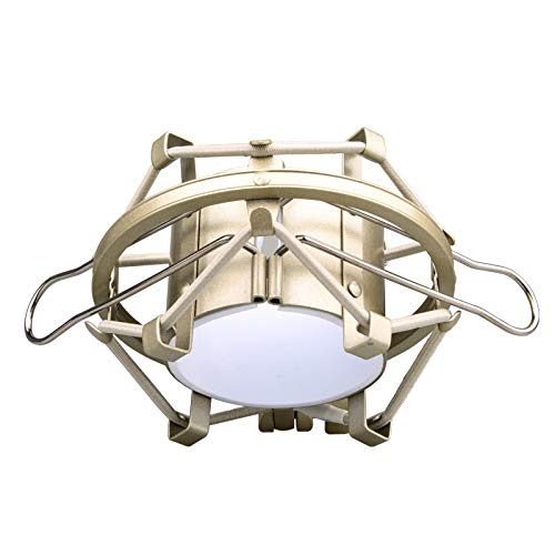 Miwayer Universal Microphone Shock Mount,Most Advanced Cobweb Anti-Vibration Structure Compatible with 1.6-1.8"(42-47mm) Large Diameter Condenser