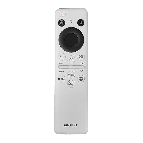 Ceybo BN59-01482A BN59-01439L Solar Voice Remote Control for Samsung Smart TVs, Compatible with The Frame QLED Series 4K Includes Netflix, Prime Video