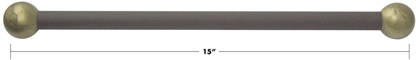 Solus SCA-335BZ-2 15" Aluminum Cross Arm Ladder Rest for Outdoor Lamp Posts and Poles, Easy to Mount, Maintenance Free and Weather Resistant, Bronze