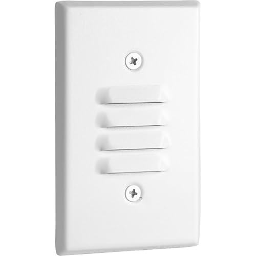 Progress Lighting LED Indoor Louvered Step Light, Indoor, P660003-028-30K, Satin White
