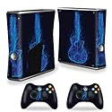 MightySkins Skin Compatible with Xbox 360 S Console - Electric Guitar | Protective, Durable, and Unique Vinyl Decal wrap Cover | Easy to Apply