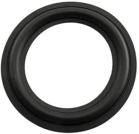 BLLNDX Rubber Ring 2PCS 5Inch Black Speaker Rubber Foam Edge Surround Rings Repair Kit for Speaker Repair or DIY