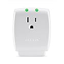 Belkin 1-Outlet Home Series SurgeCube - Grounded Outlet Portable Wall Tap Adapter with Ground & Protected Light Indicators for Office, Charging Brick