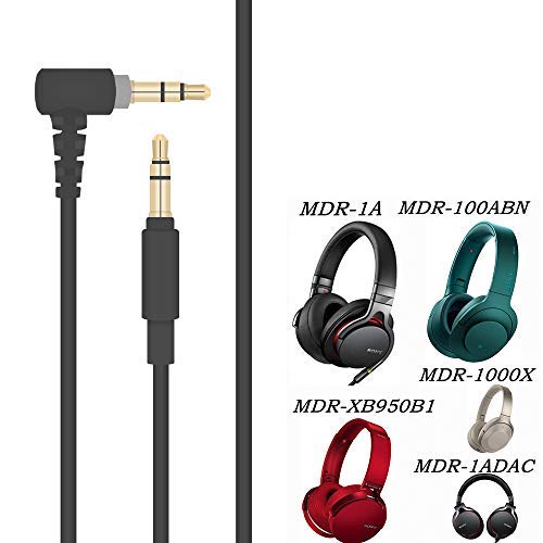 MDR-XB950BT Replacement Headphones Audio Cable Compatible with Sony MDR-1000X MDR-100ABN MDR-10R MDR-10RC MDR-10RBT MDR-1ADAC MDR-1A WH-CH700N…