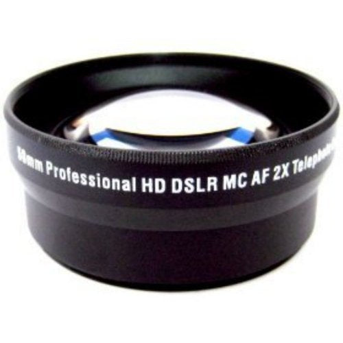 62mm 2X Telephoto Lens For Nikon DF, D90, D3000, D3100, D3200, D3300, D5000, D5100, D5200, D5300, D5500, D7000, D7100, D300, D300s, D600, D610, D700