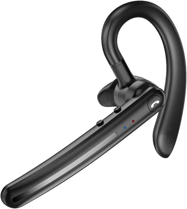 Wireless Earphone Ear-Hook Headphone Boom Mic Compatible with Samsung Galaxy S24/S23/S22/S21/Plus/Ultra, Z Flip/Z Fold 4 5 6, A14/A15/A25/A35/A54