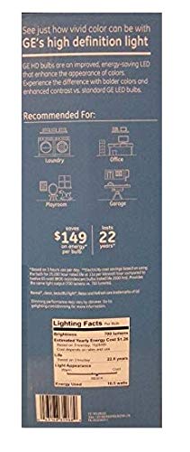 GE Refresh 6-Pack 65 W Equivalent Dimmable Daylight Br30 LED Light Fixture Light Bulb 3X Life