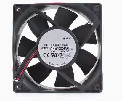 Ailsa Hexi AFB1224GHE DC24V 1.60A 5200RPM 240CFM 120x120x38mm 2-Wire Cooling Fan