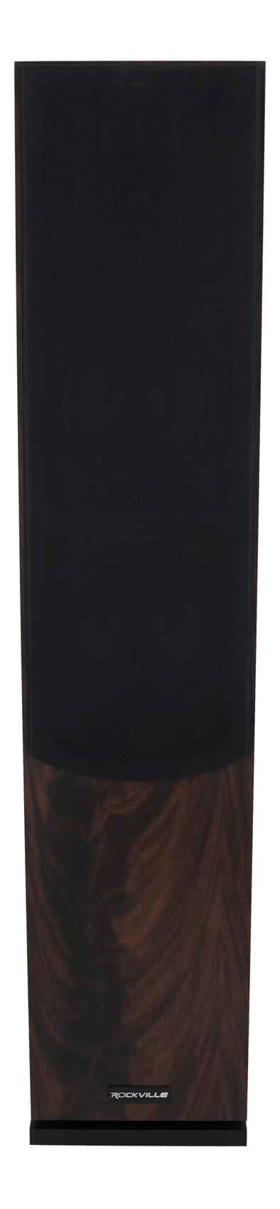 Rockville Lux 658 Dark Wood Dual 6.5" Home Theater Stereo Tower Speaker, 160W RMS, 640W Peak, 8 Ohm, Silk Tweeter, MDF Audio Cabinet, 22Hz-20kHz