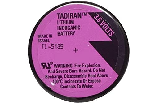 Tadiran 2 x TL-5135/P 3.6V 1/6D 1.7 Ah Lithium Batteries w/PC Pins