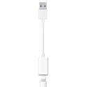 Fidioto USB Male to Lightning Female Audio Adapter Cable Type A to Lightning Dongle Converter Support Volume Control Mic Compatible with MacBook