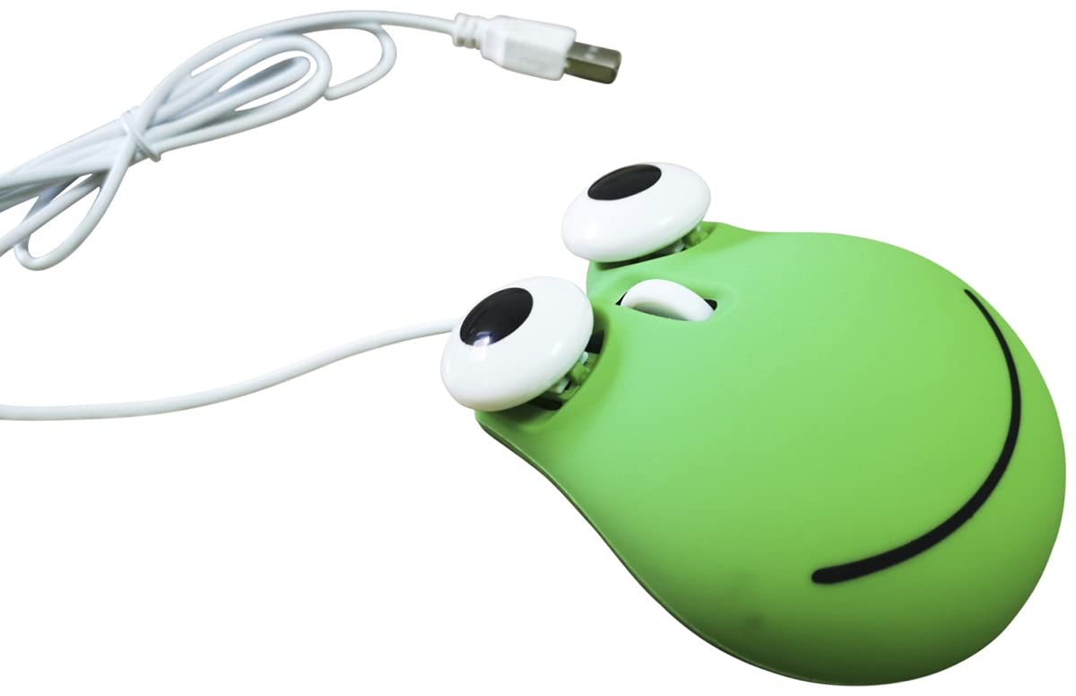 The Pencil Grip Frog Shape Computer Mouse