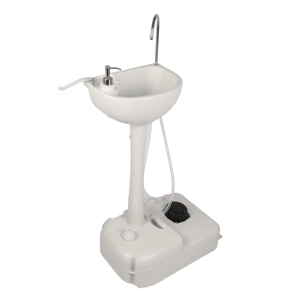 Guangshuohui Portable Removable Outdoor Wash Basin,Outdoor Garden Portable Camping Hand Sink with Recovery Tank, Removable Hand Washing Basin Sanitary