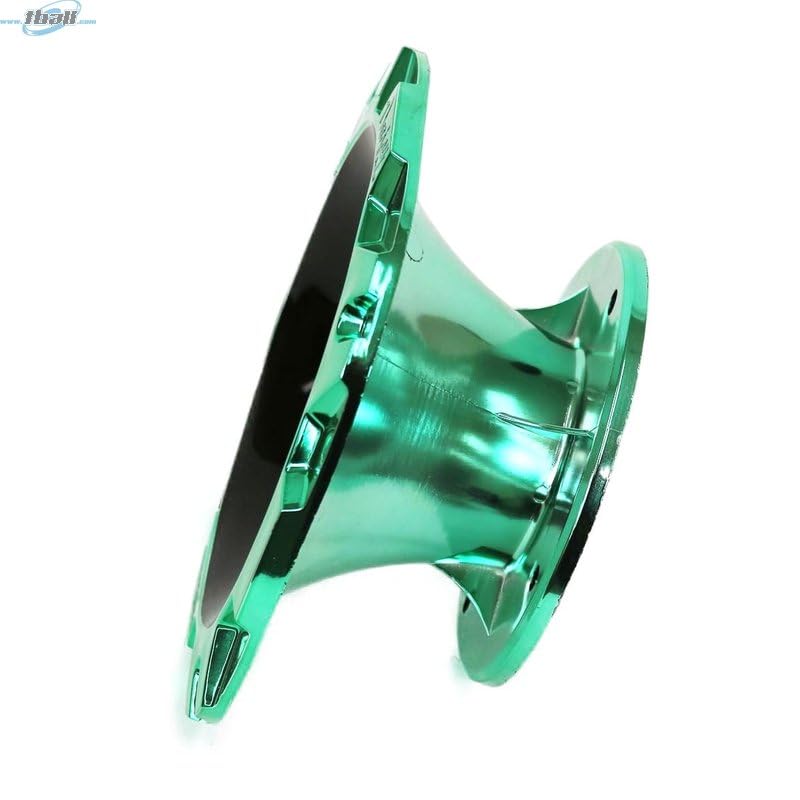 DEEJAY LED TBH2INSHORTBKGRE DJL Short 2-inch Bolt On Horn Black Green